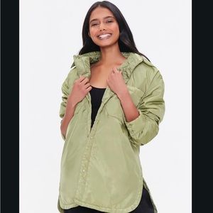 Dolphin hem pocket jacket